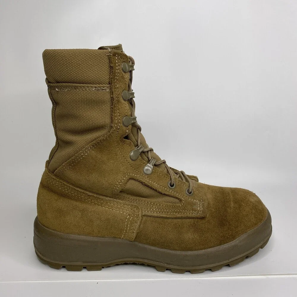 Belleville Boots Mens Size 6 Extra Wide Tan Gore-Tex Waterproof Vibram Military